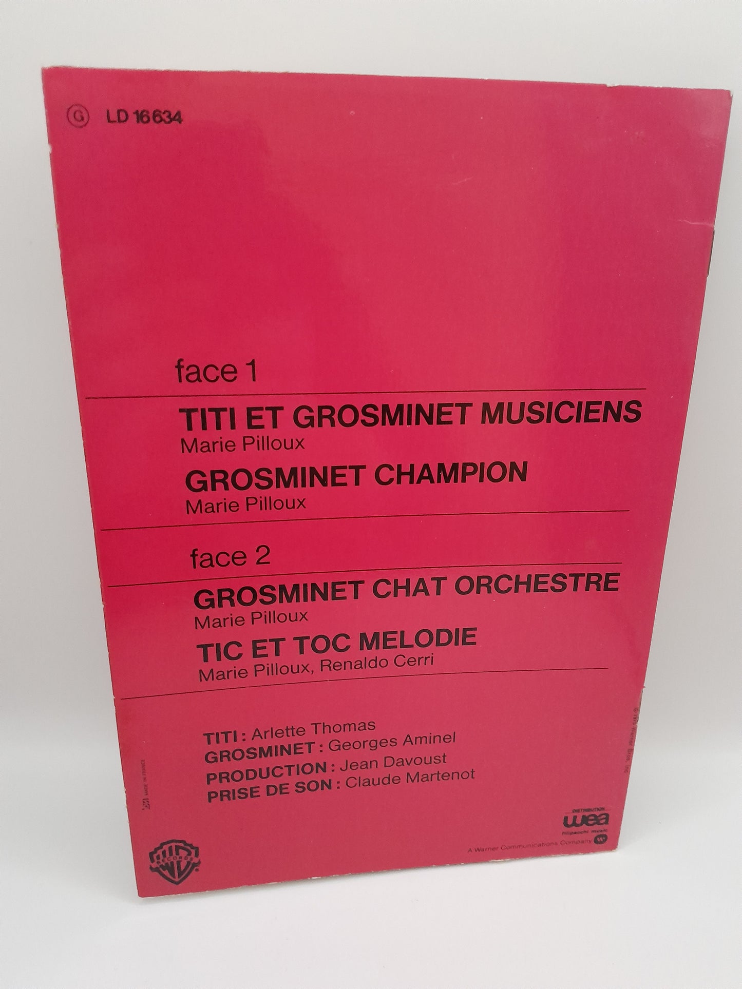 Disque 45 tours - Les plus grands succés de Titi et Grosminet Musiciens