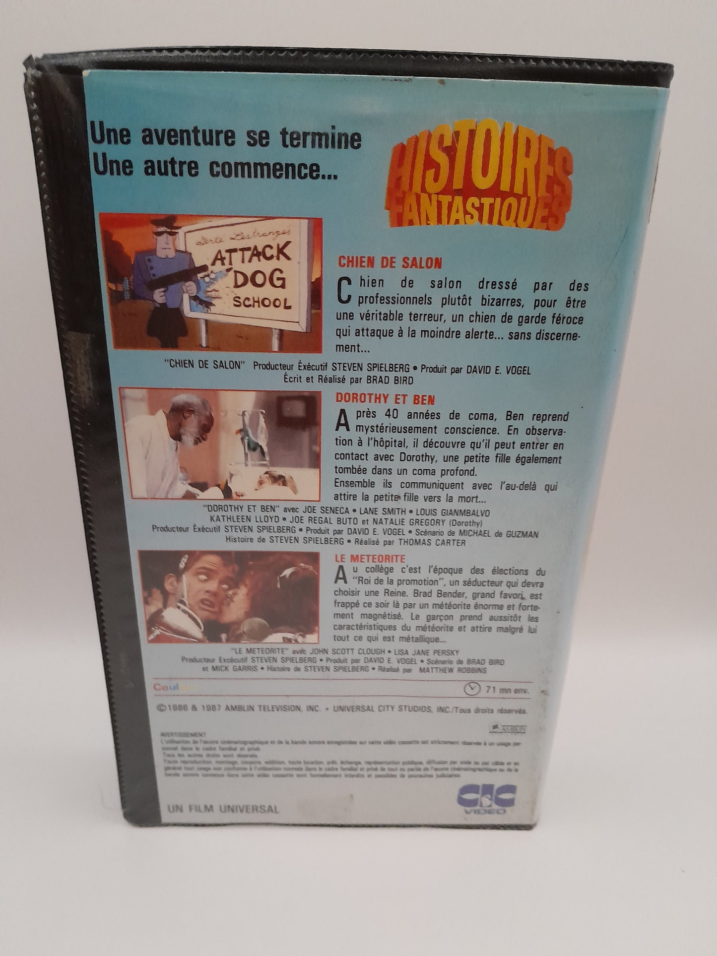 VHS Histoire Fantastique Éditions CIC Vidéo