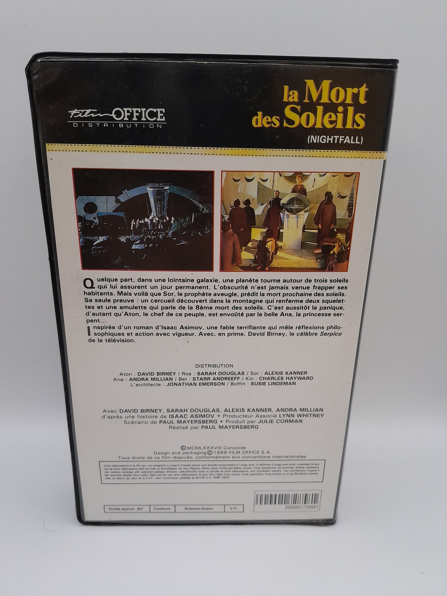Vhs “La Mort des Soleils” 1989