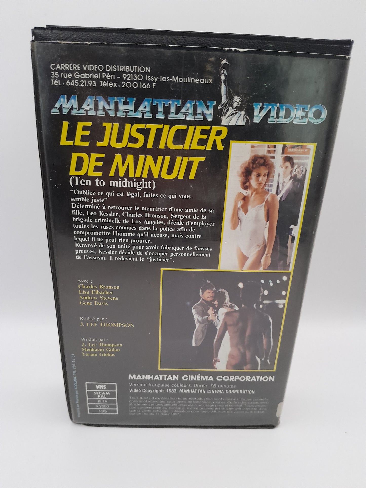 VHS : Le Justicier de Minuit ,charles Bronson