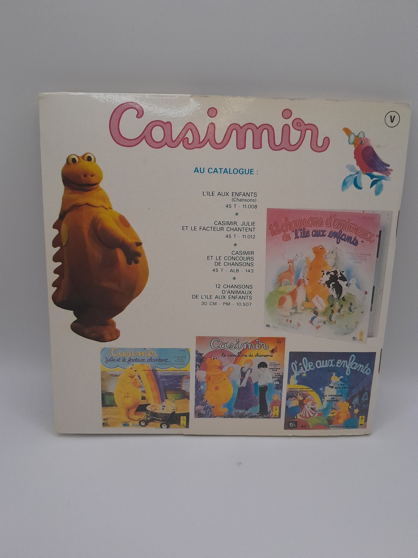 45 tours "Casimir joue et gagne"