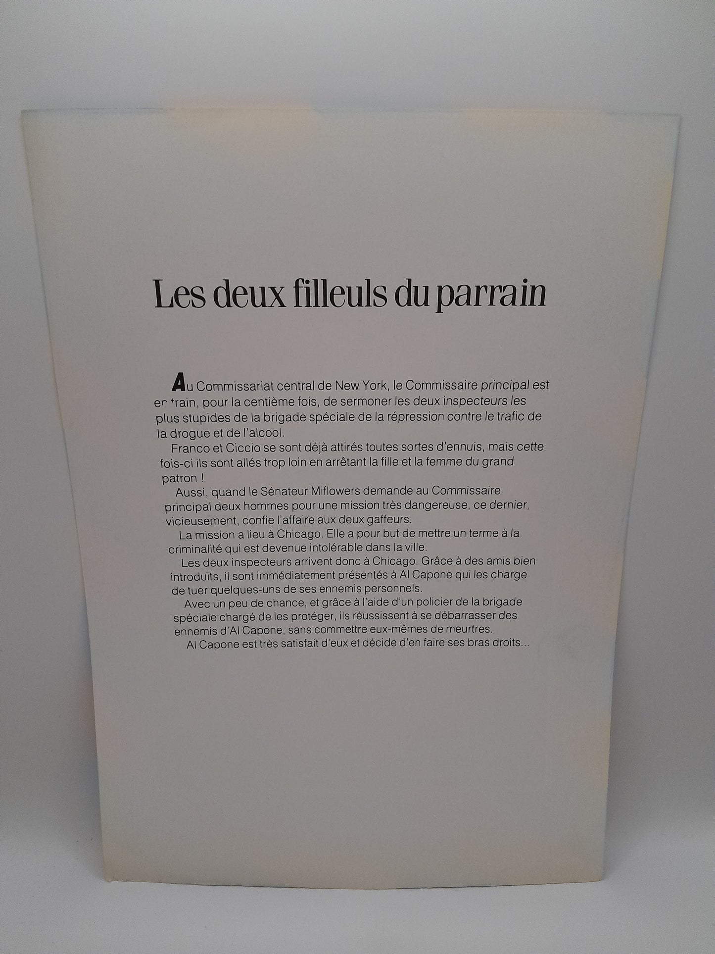 Affiche Vidéo Club du Film :Les Deux Filleuls du Parrain 29 x 20.5 cm