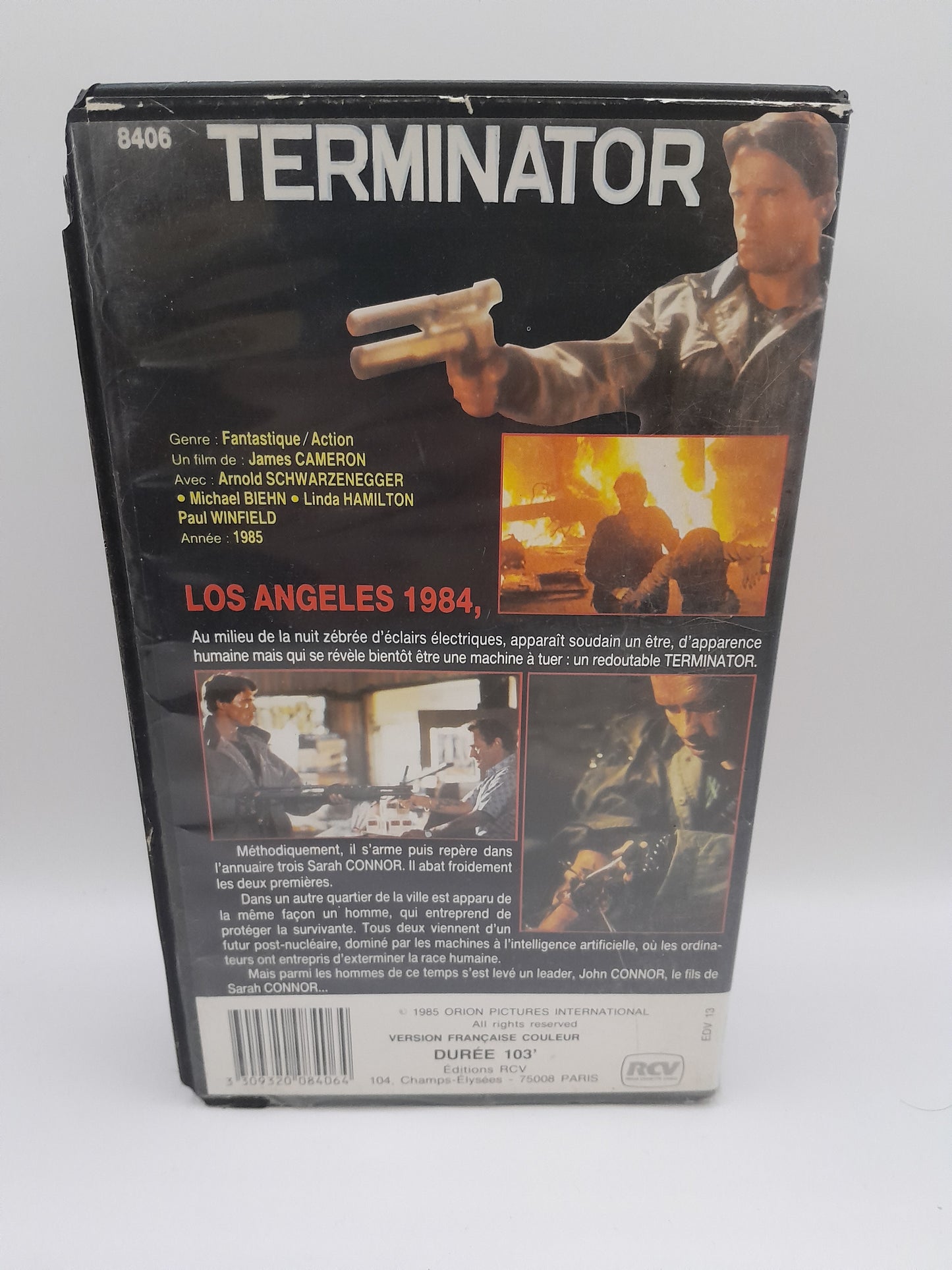 VHS Terminator avec Schwarzenegger - Édition 1985