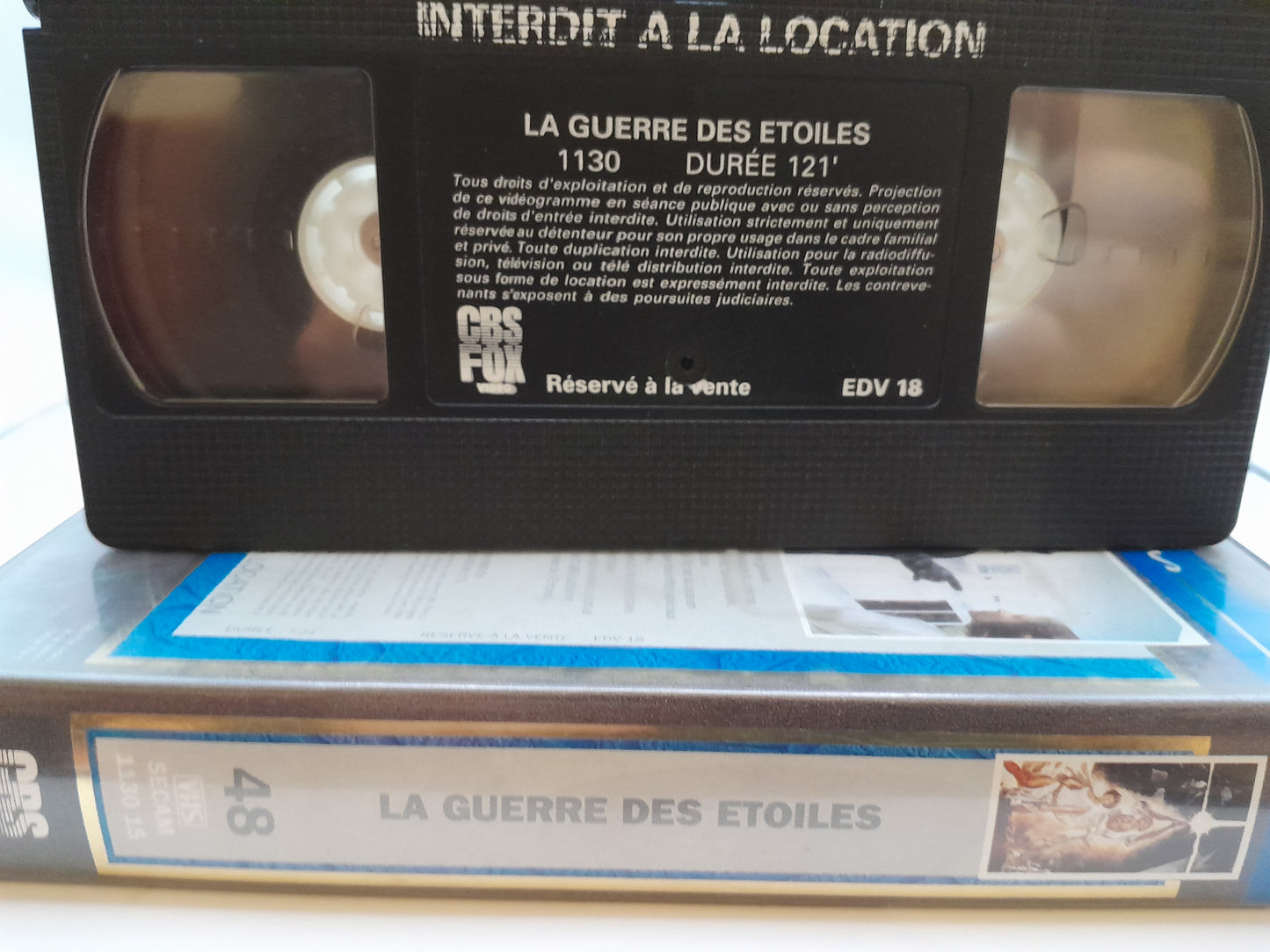 VHS : Star Wars -La Guerre des Etoiles - Édition Française Rare