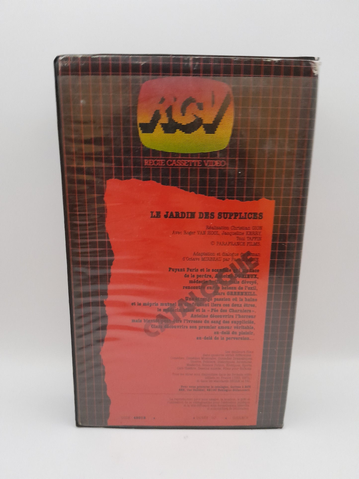 VHS : Le Jardin des supplices RCV video