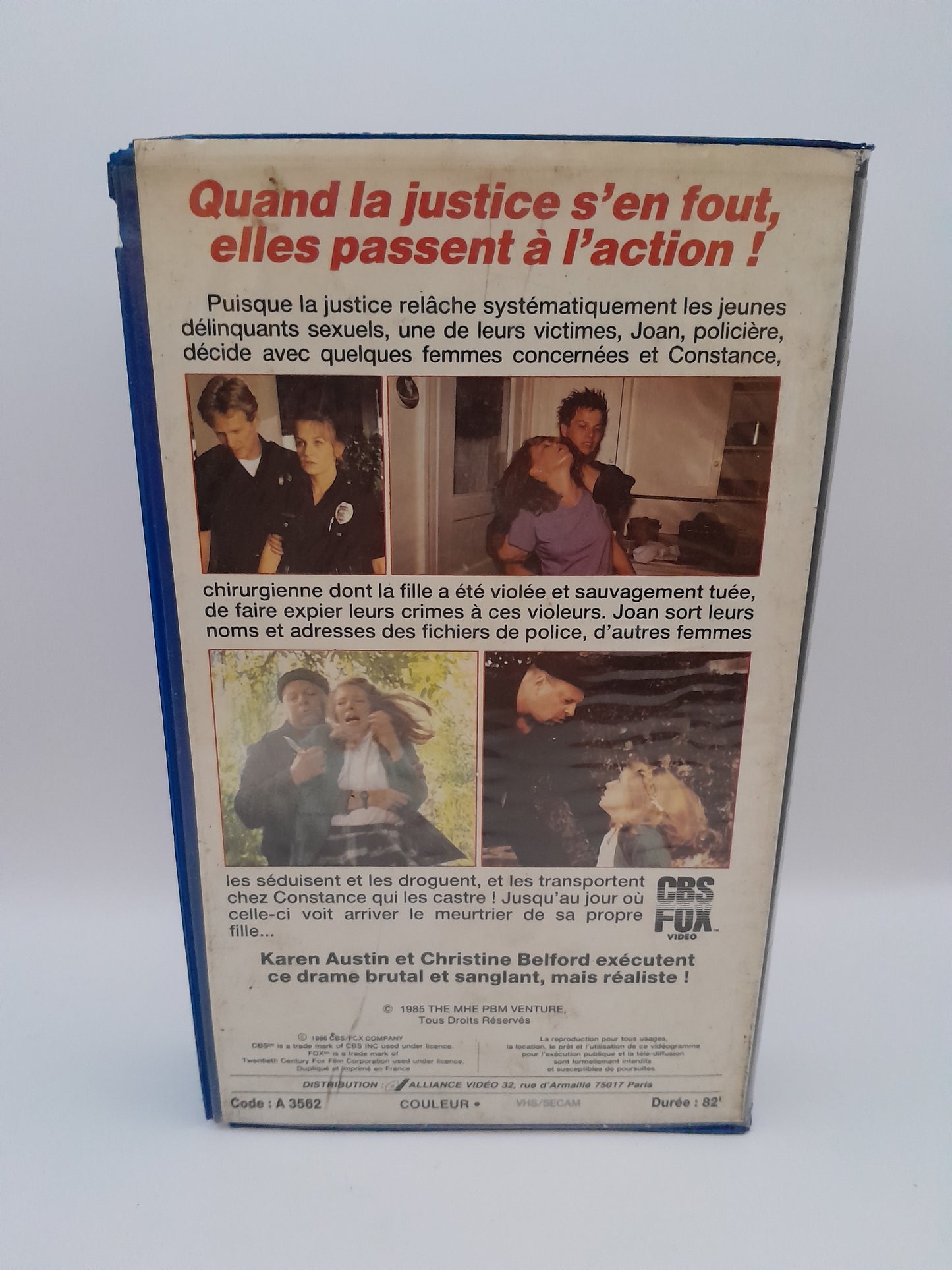 VHS : "Violences" (1986) - CBS Fox Vidéo