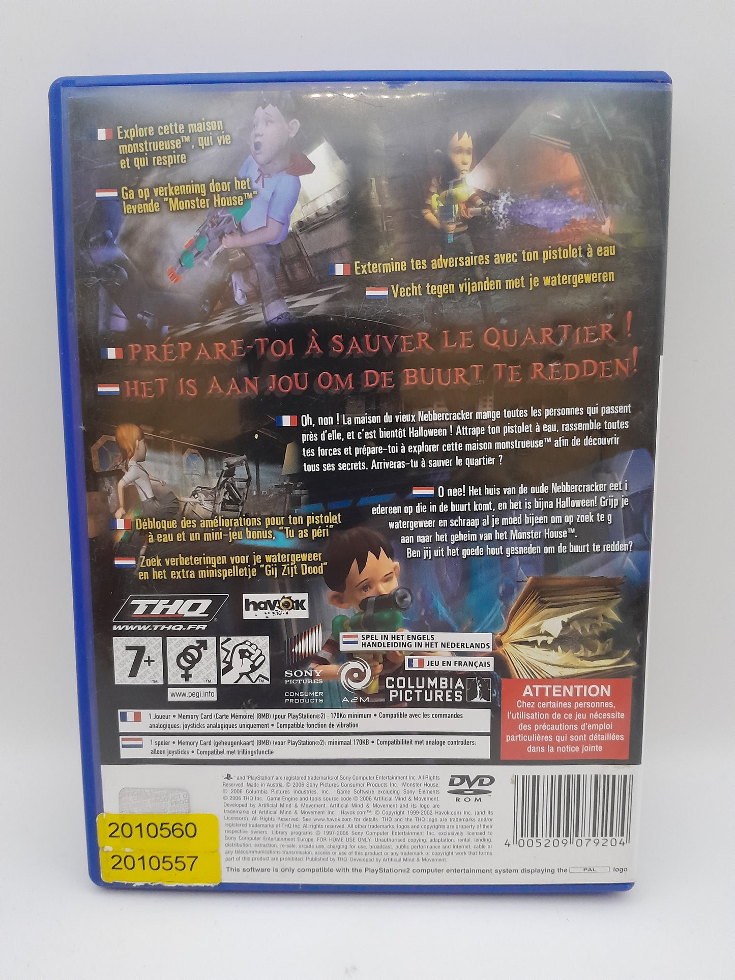 Jeu Monster House pour Playstation 2