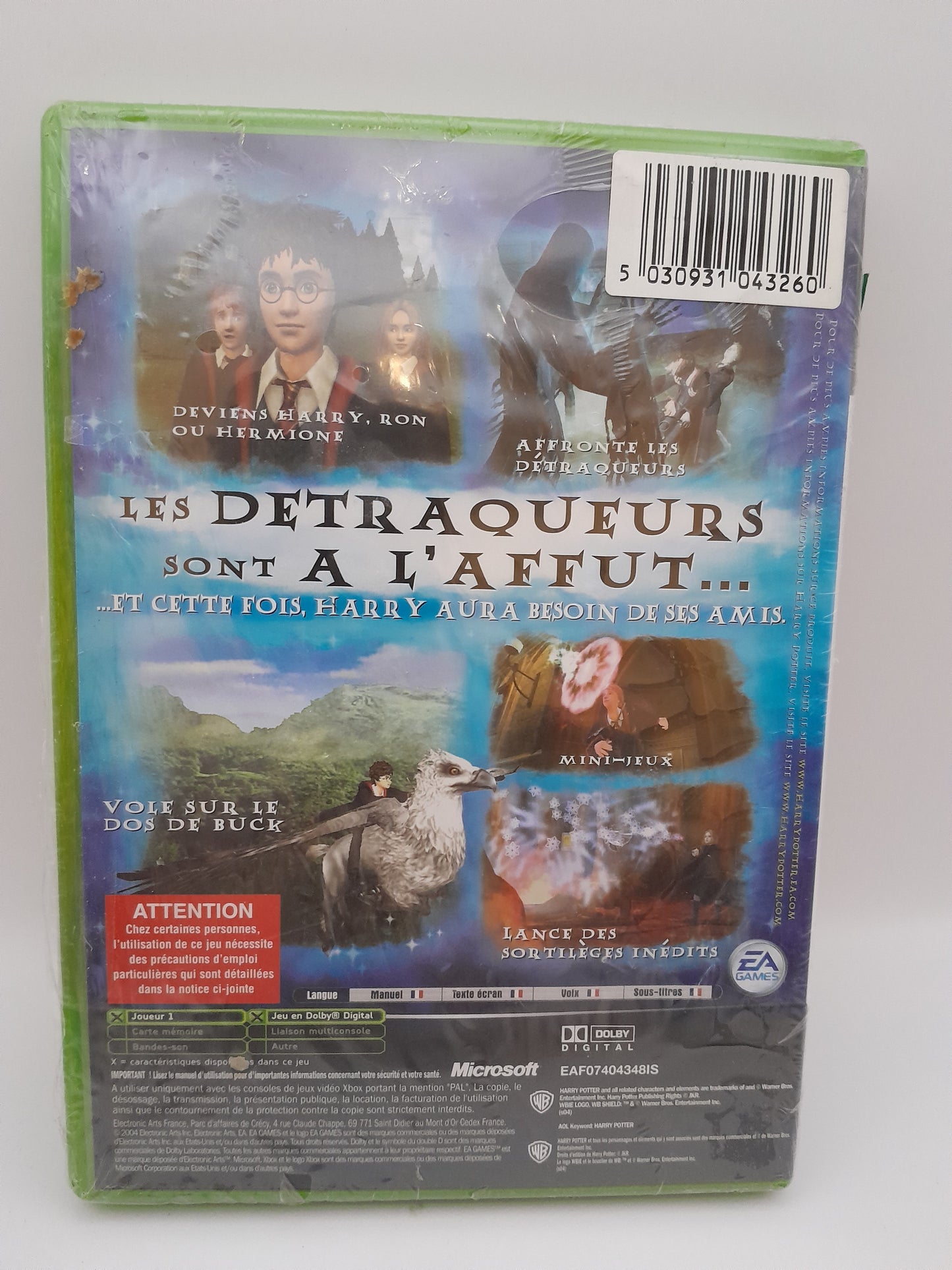Jeu Xbox "Harry Potter et le Prisonnier d'Azkaban" Neuf