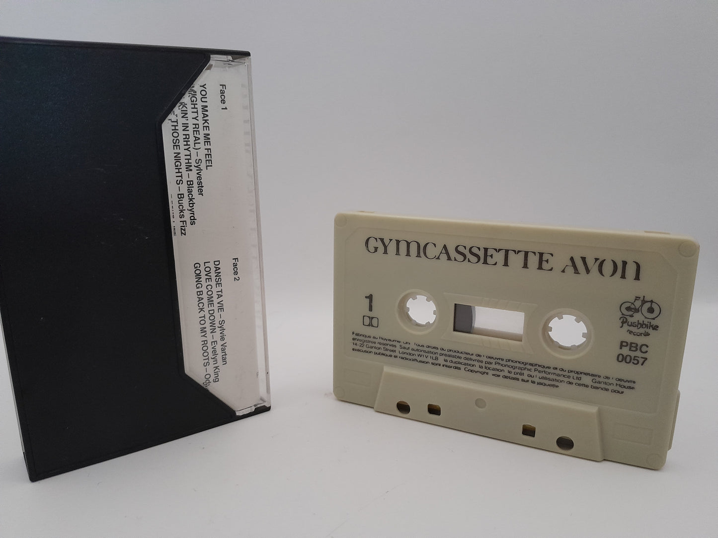 Cassette Audio de Gymcassette Plublicitaire Savon Avon