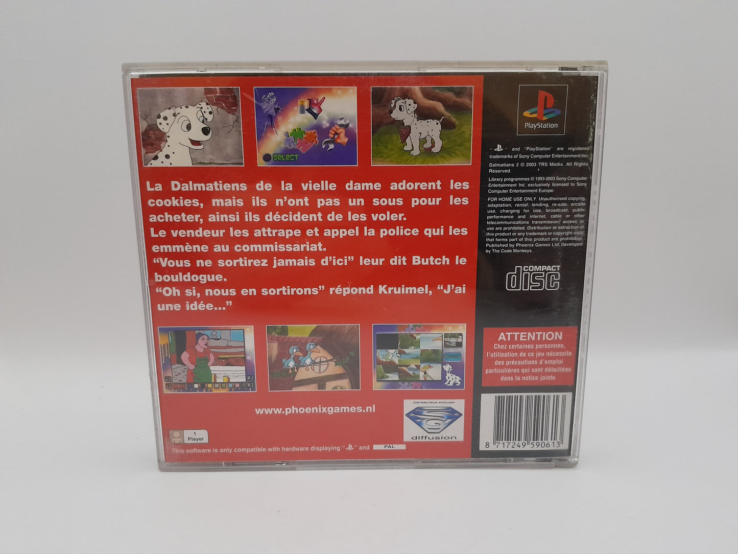 Jeu PlayStation 1: Dalmatians 2 complet vf