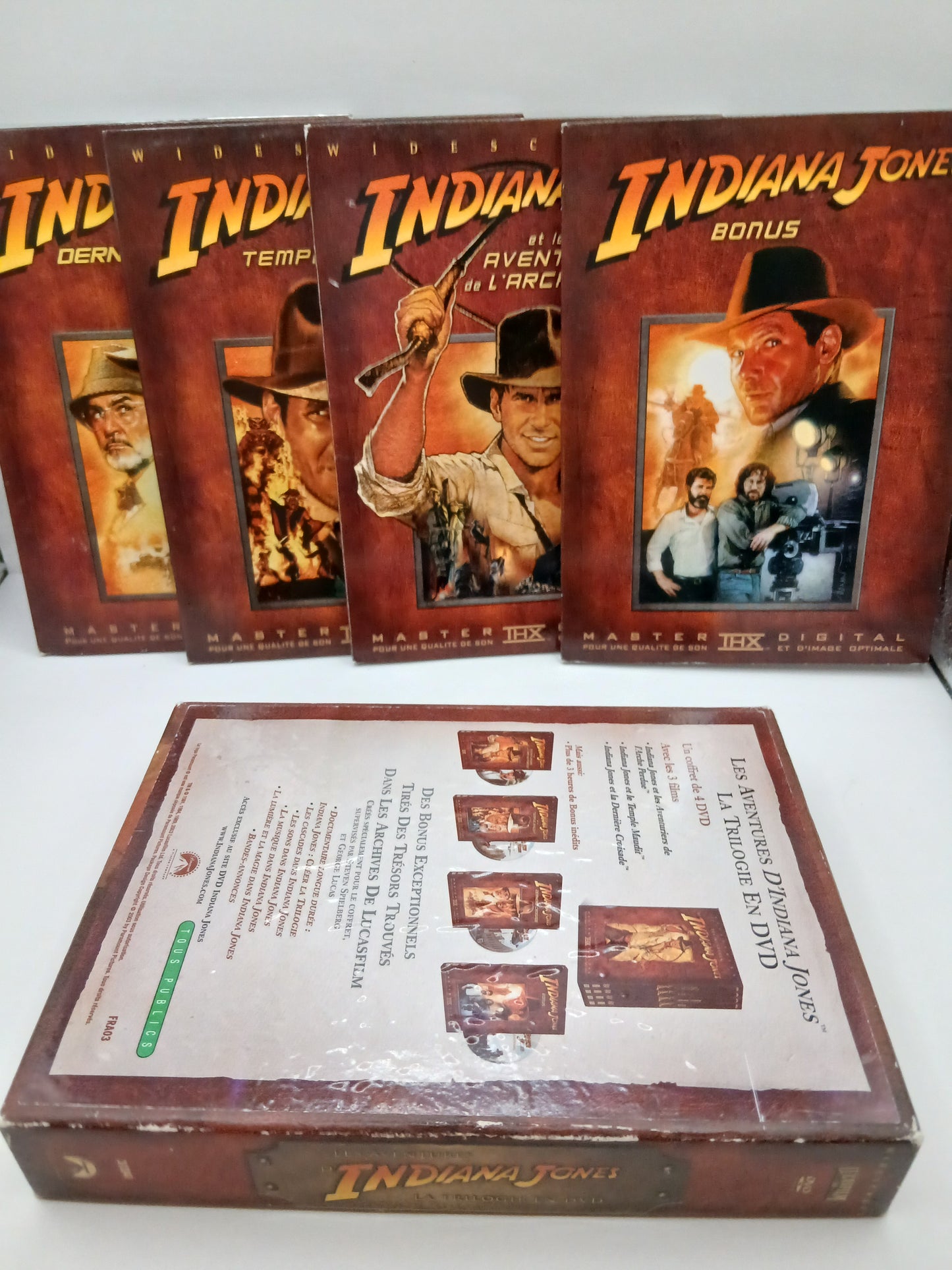 Coffret 4 Dvd Indiana Jones