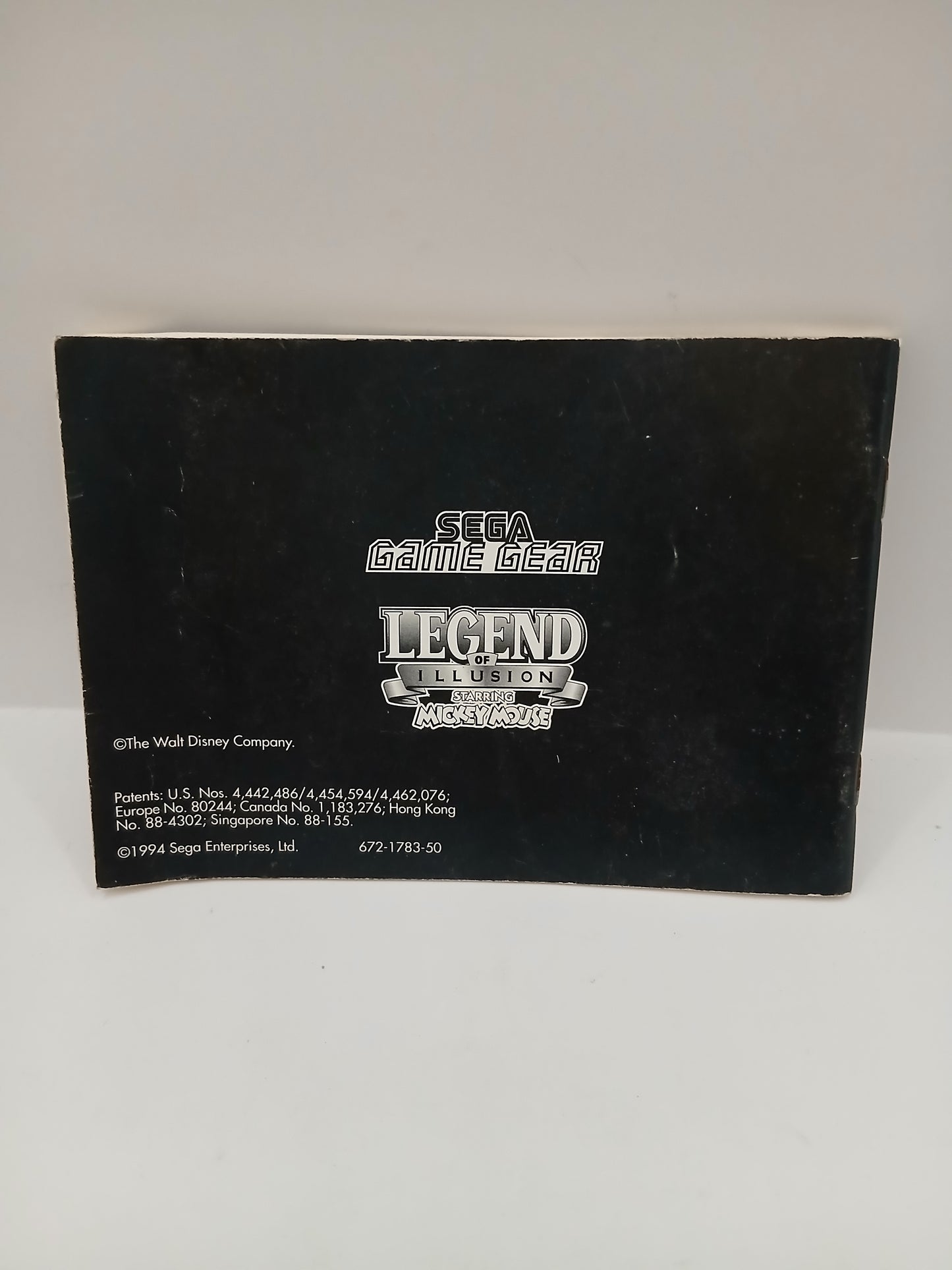 Sega Gear Mickey Thé légend of illusion