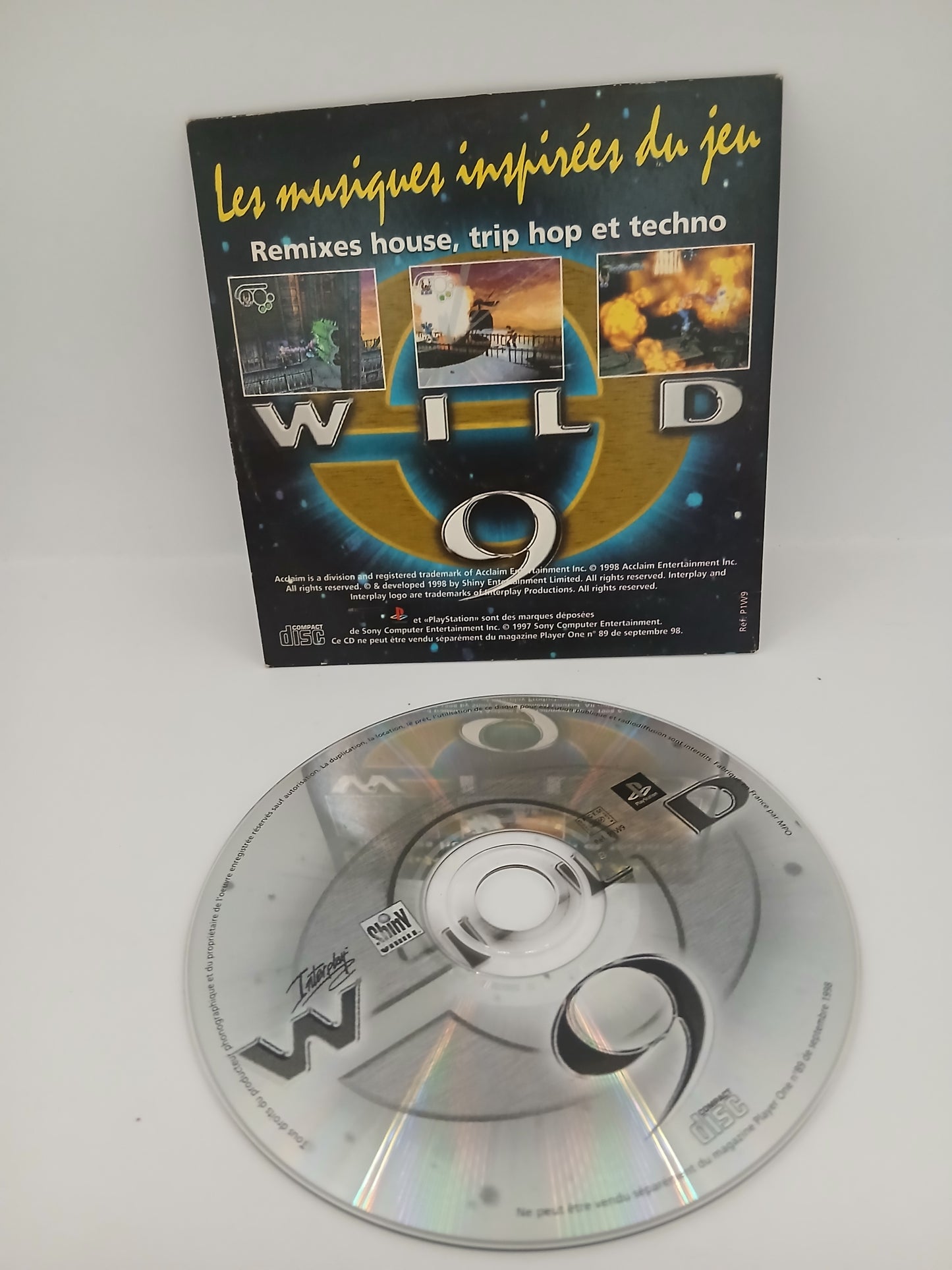 Cd Musique inspirées du jeu Wild 9 Ps1