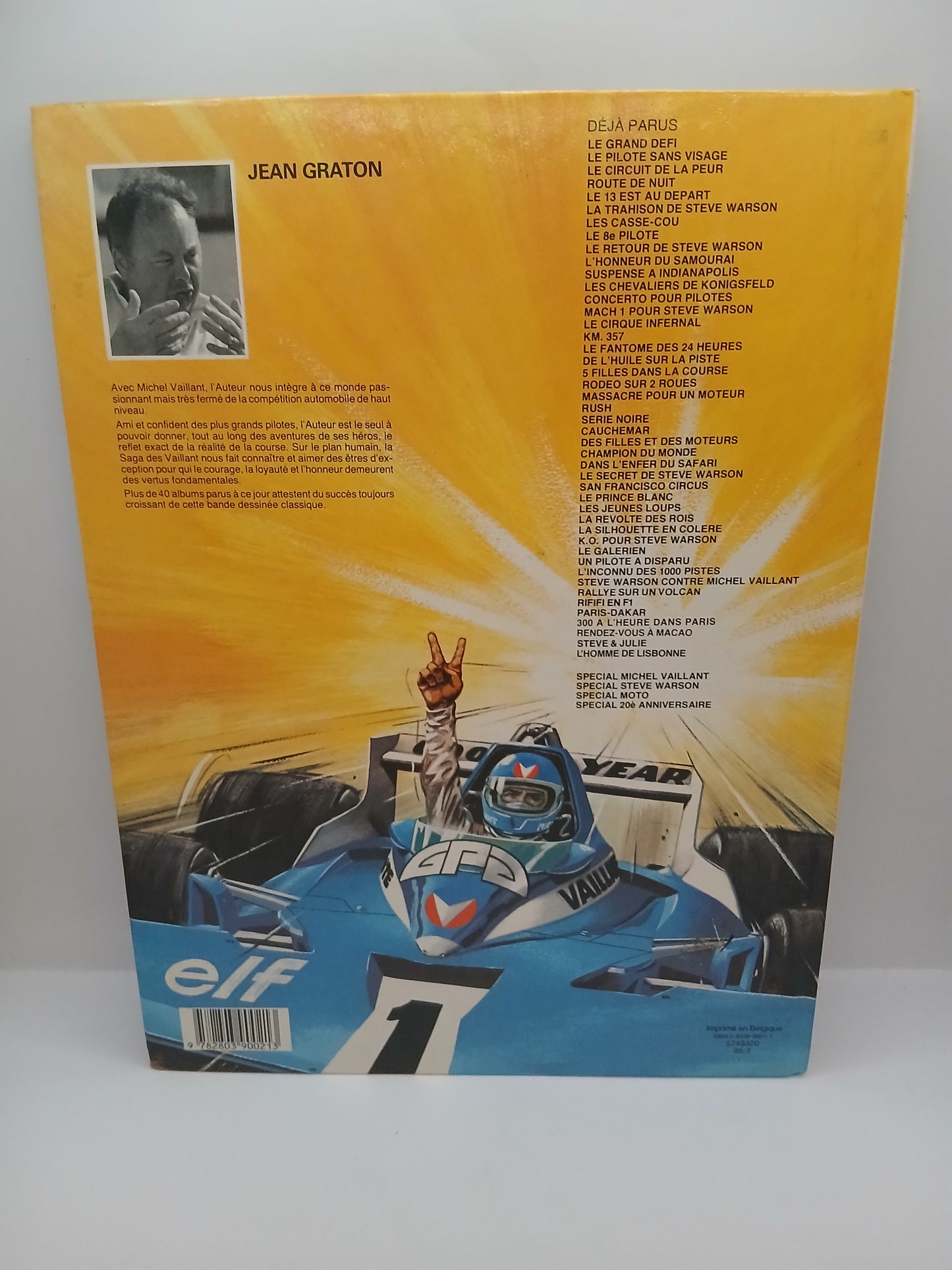 Bd Michel Vaillant Un pilote à disparu n°36 1985