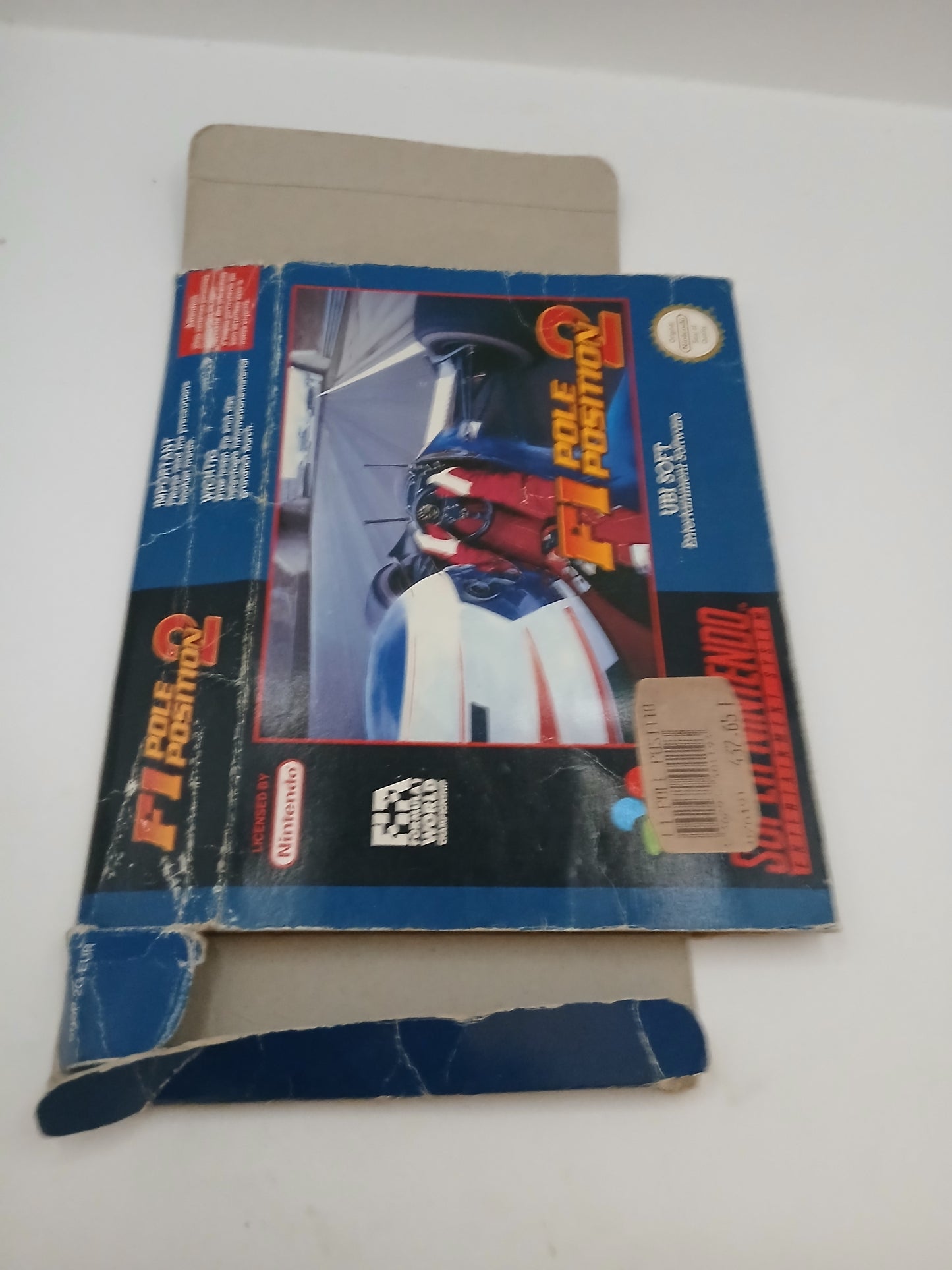 Boîte Jeu Snes F1 Pôle Position 2