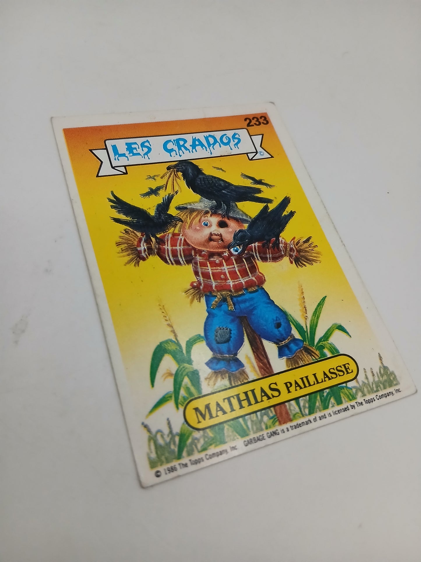 Sticker Les Crados Mathias Paillasse n°233