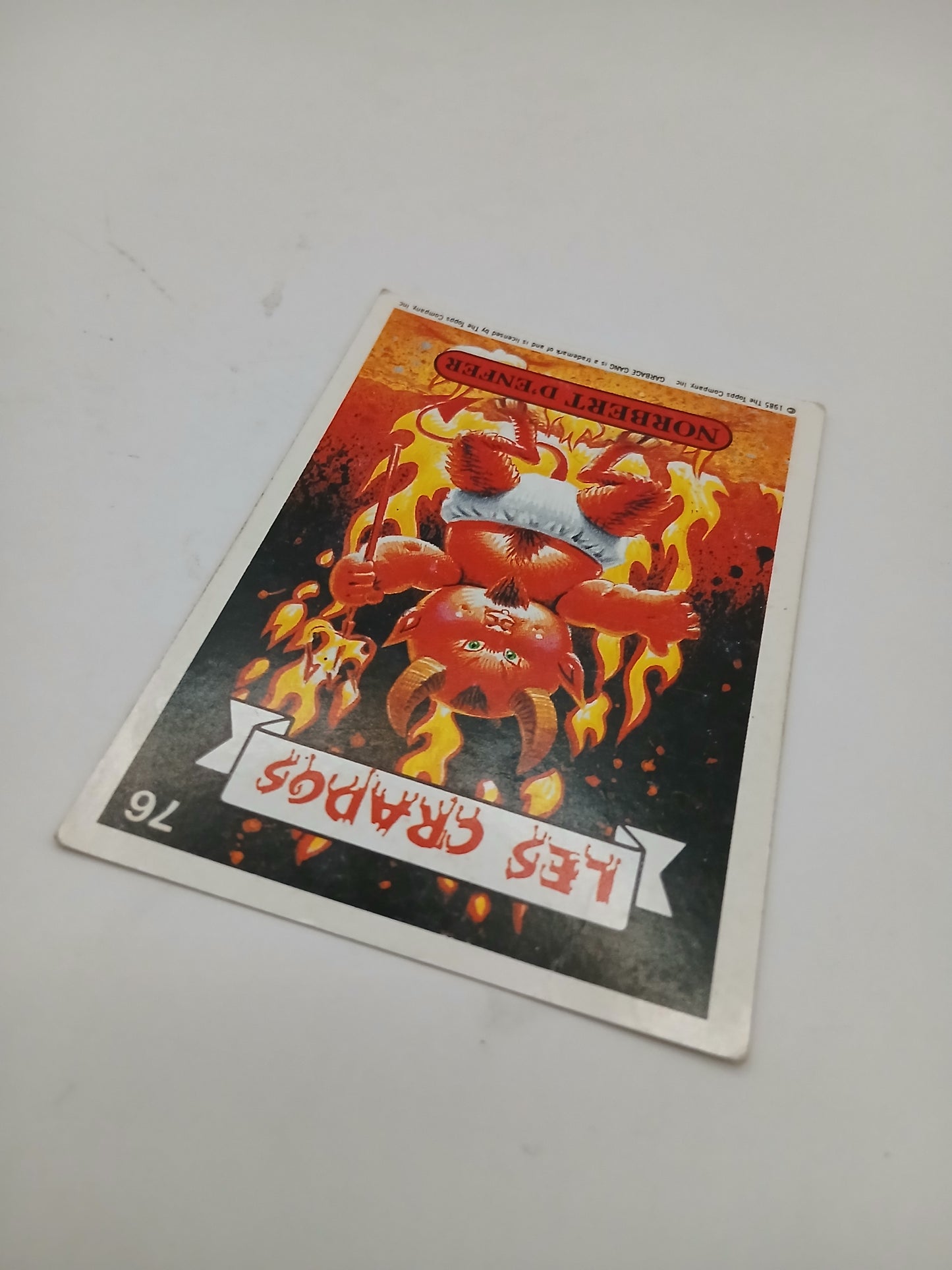 Sticker Les Crados Norbert d'Enfer n°76 1985