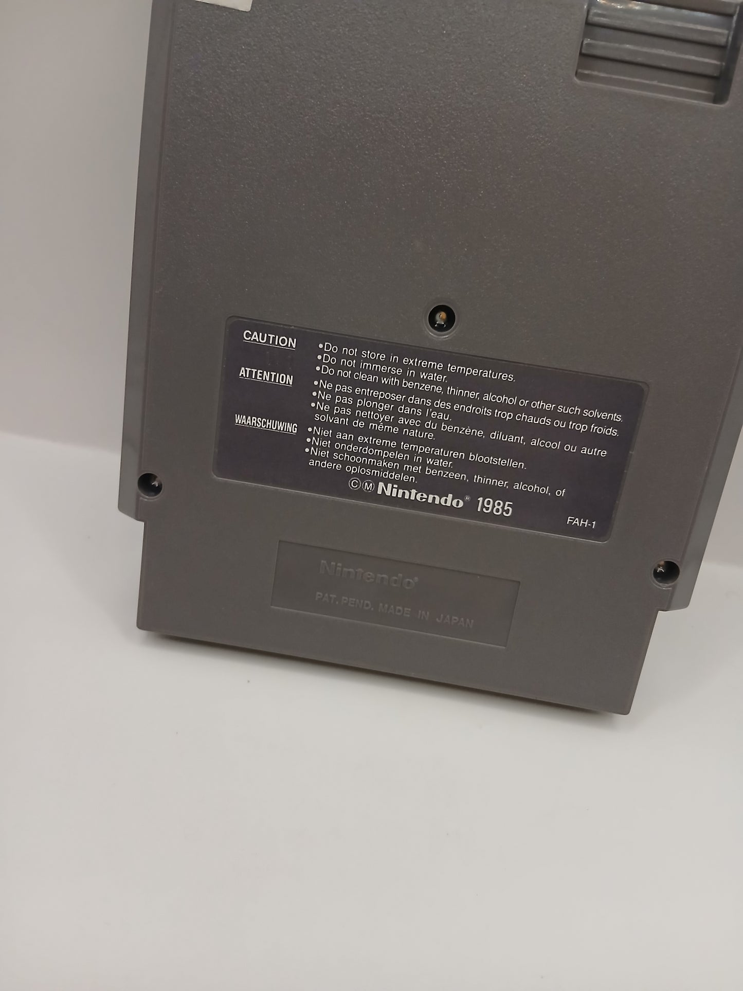 Jeu Nes Marble Madness cartouche seule Fra Pal B