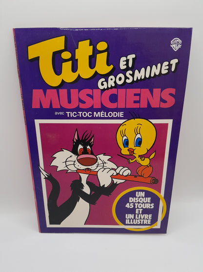 Disque 45 tours - Les plus grands succés de Titi et Grosminet Musiciens