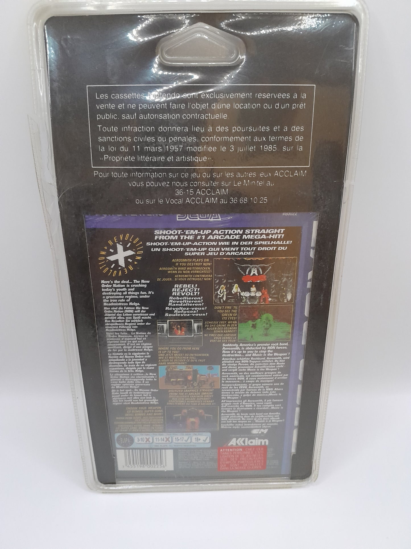 Jeu Sega Megadrive X revolution neuf blister