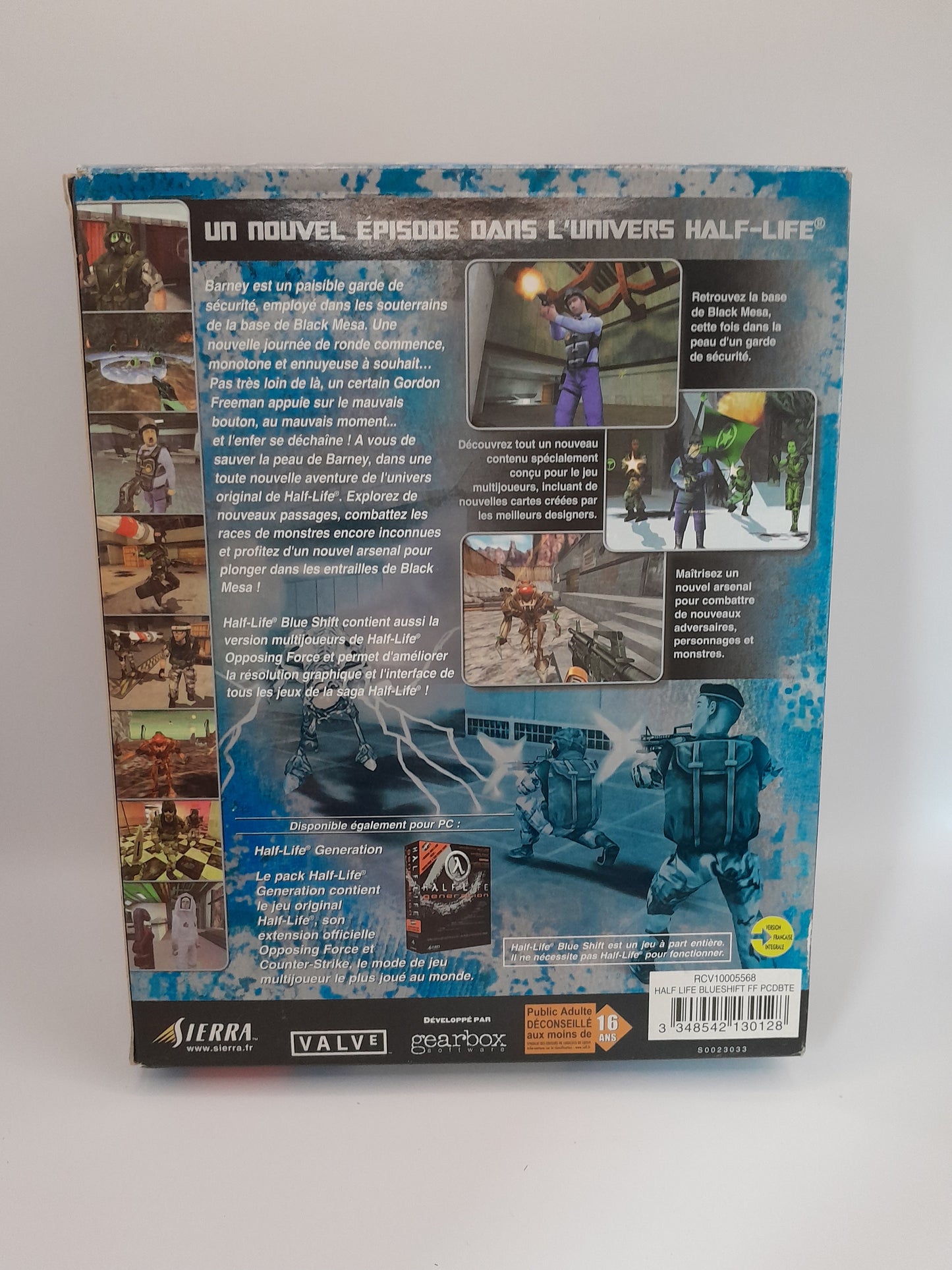 Jeux PC Big Box Half-Life: Blue Shift