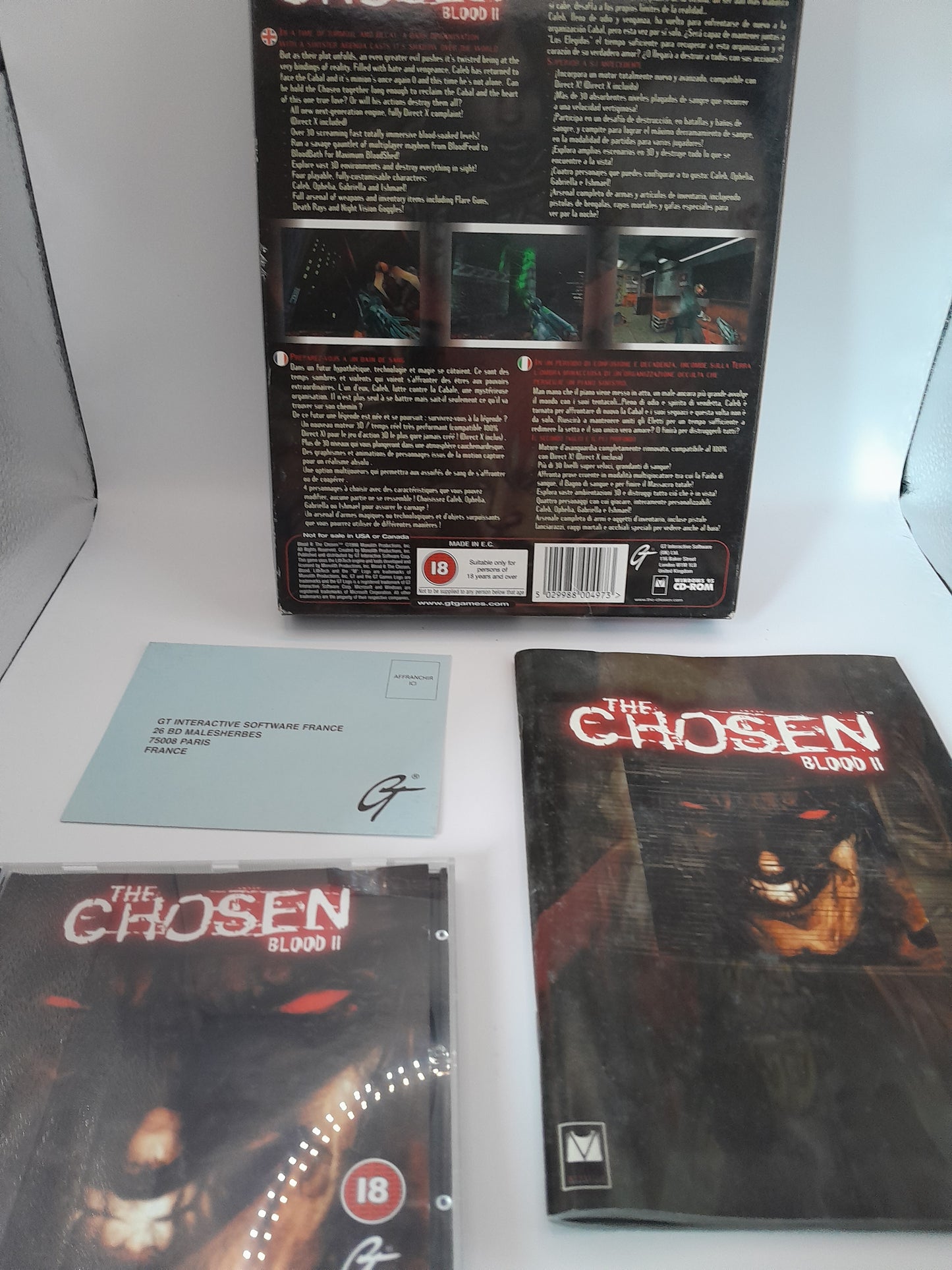 Jeu Pc Big Box CD-ROM "The Chosen Blood 2"