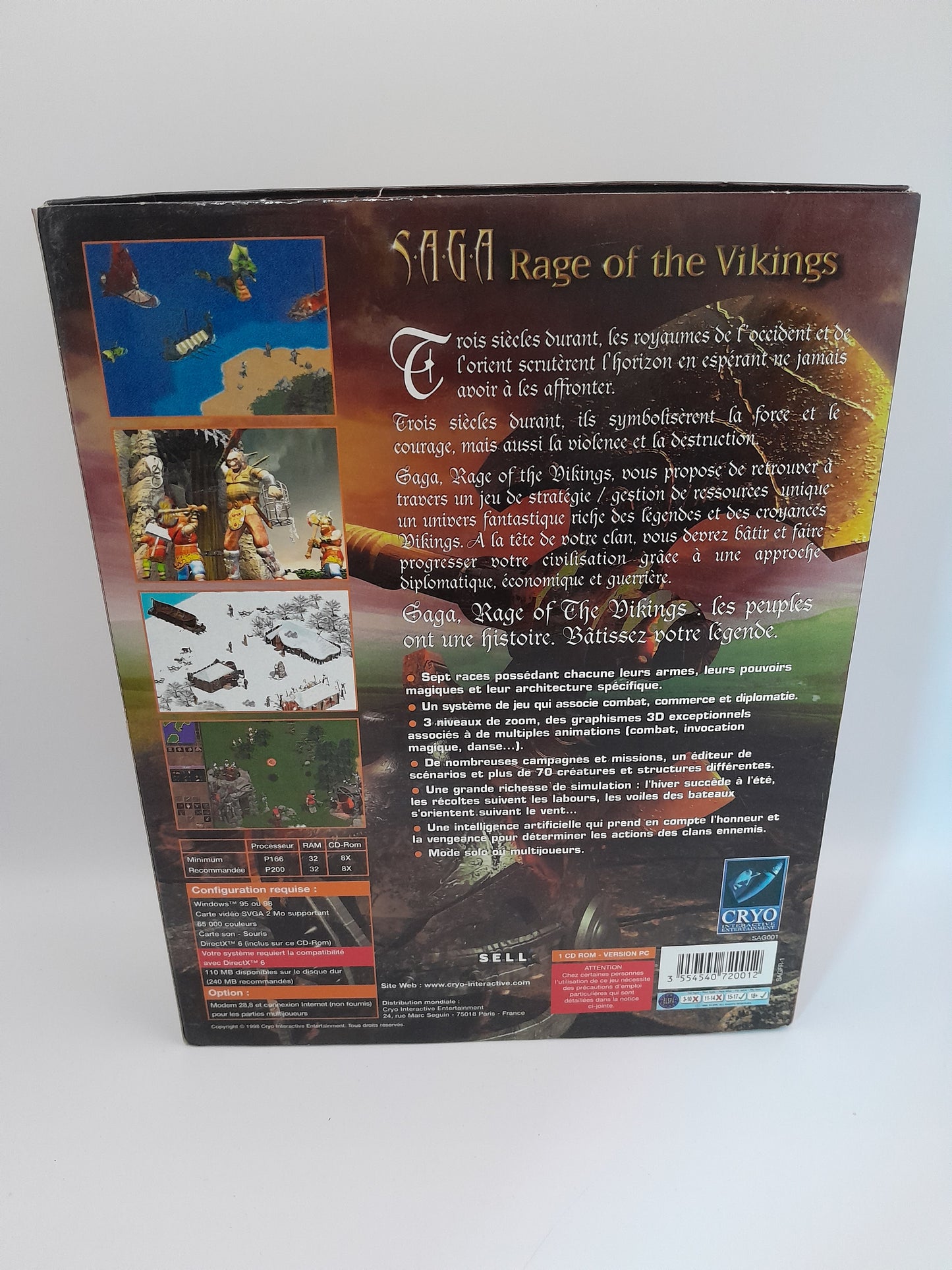Jeu PC Big Box - Saga: Rage of Vikings (1998)