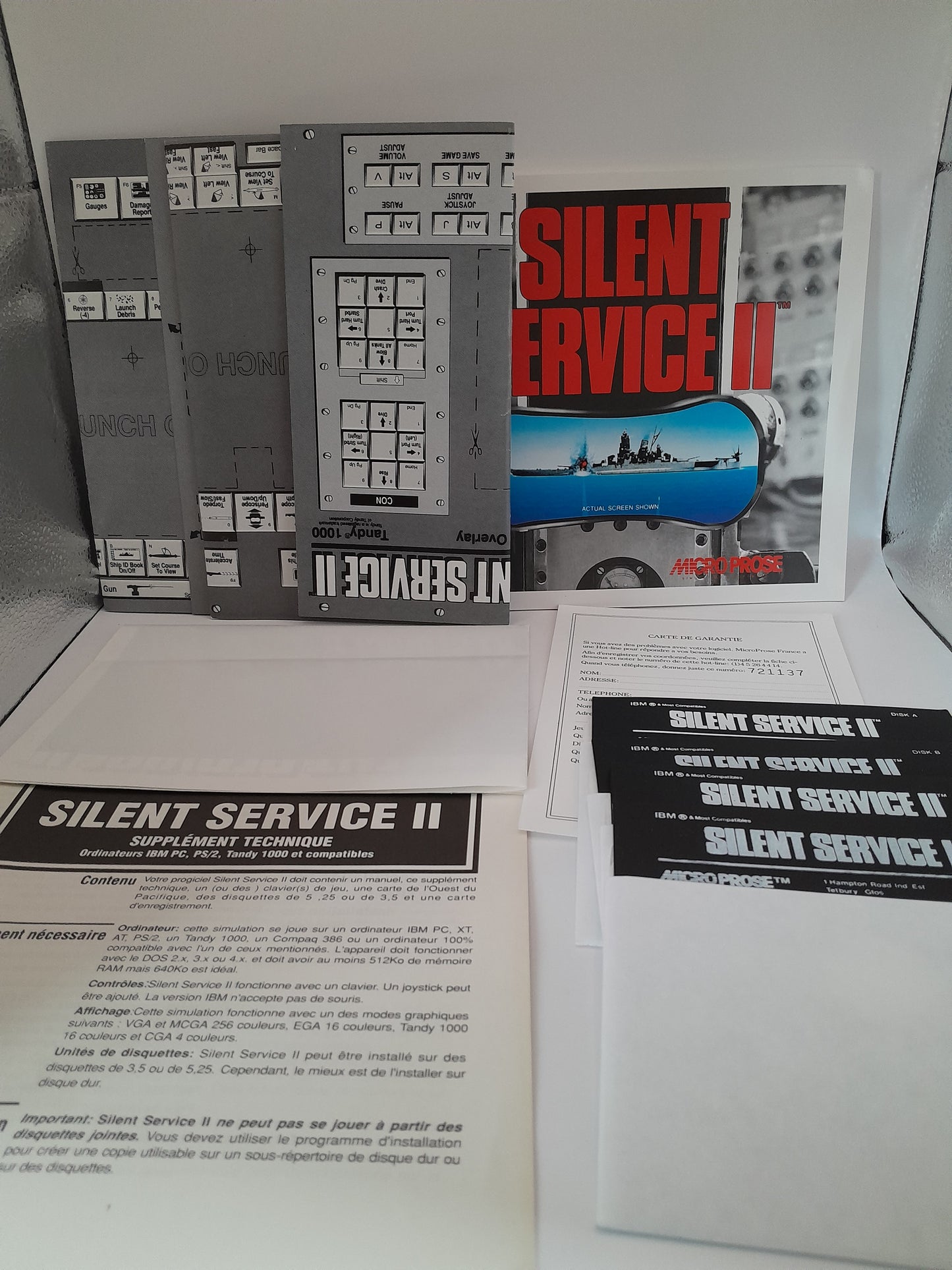 Jeu PC IBM Big Box Silent Service II