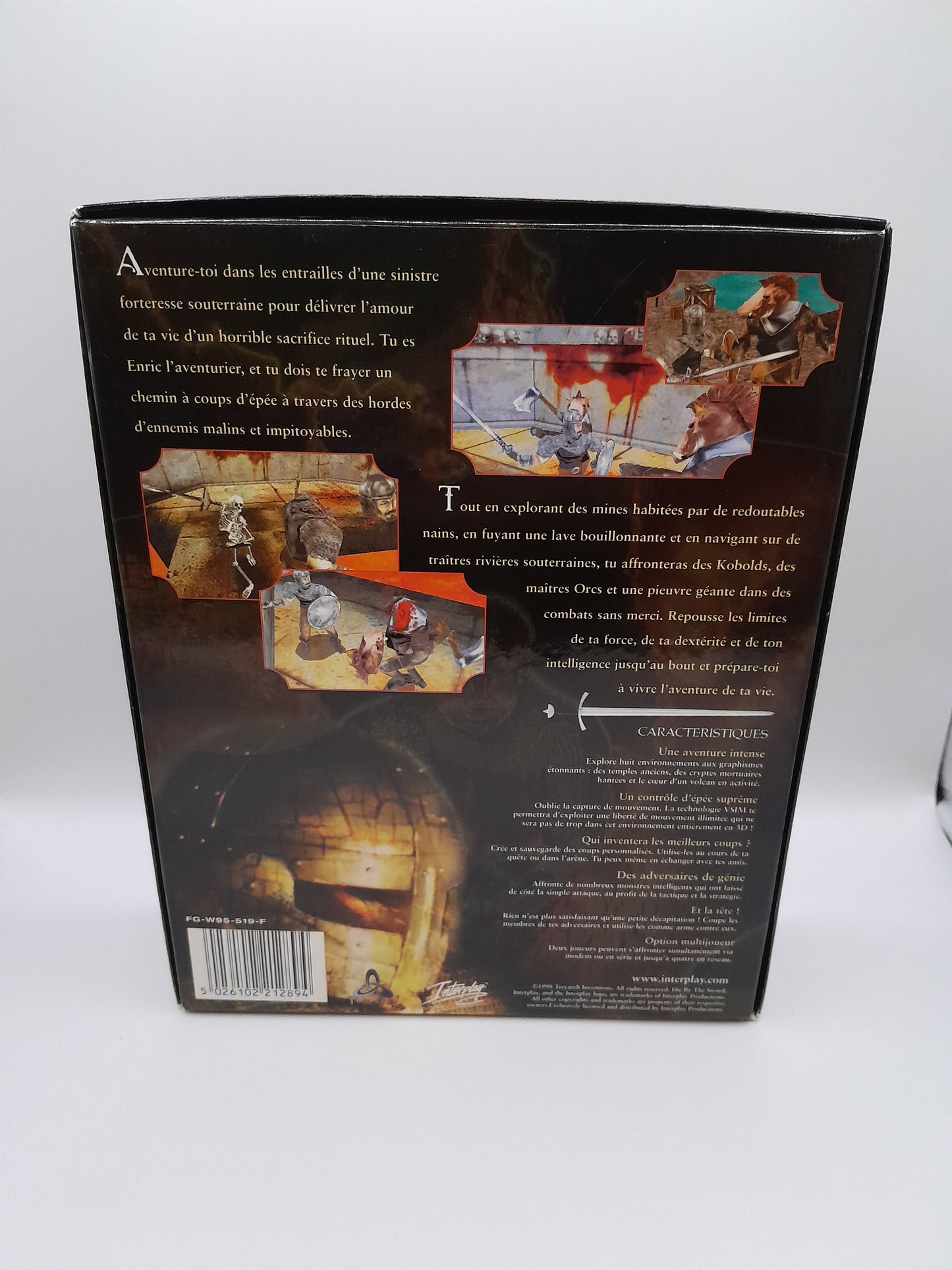 Jeu PC Big Box -Die of the Sword (1998)