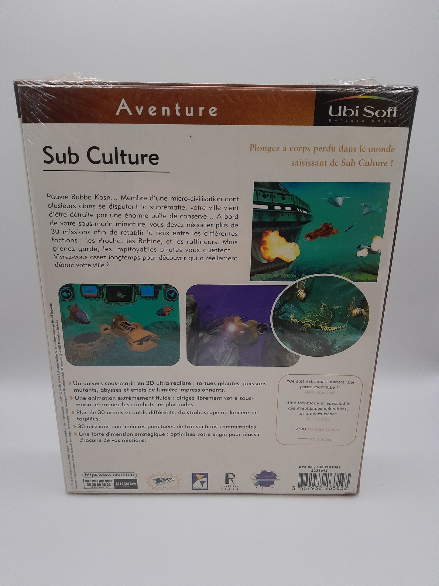 Jeu PC Big Box Sub Culture CD-Rom blister