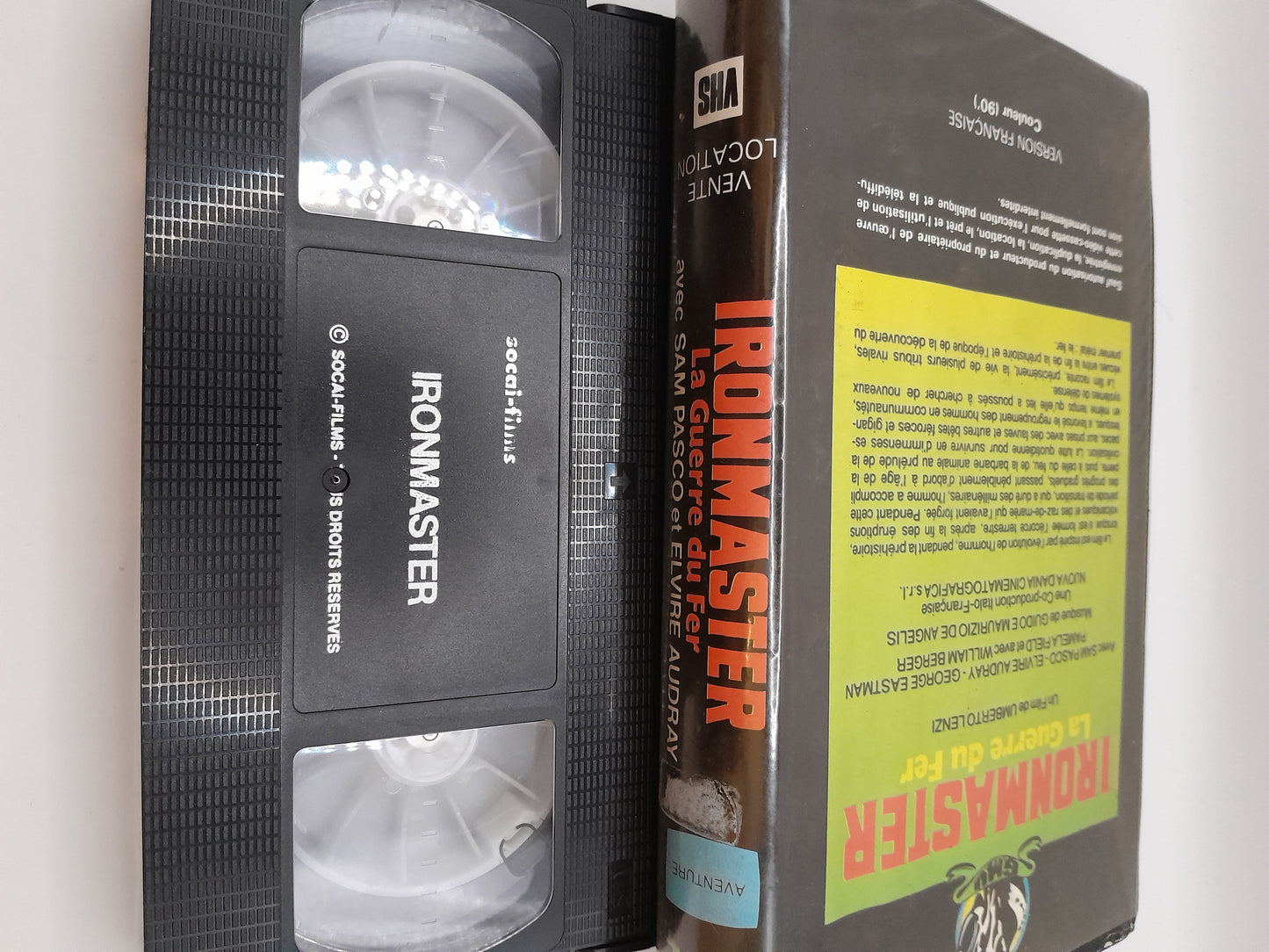 VHS Iron Man : Master la Guerre du Fer