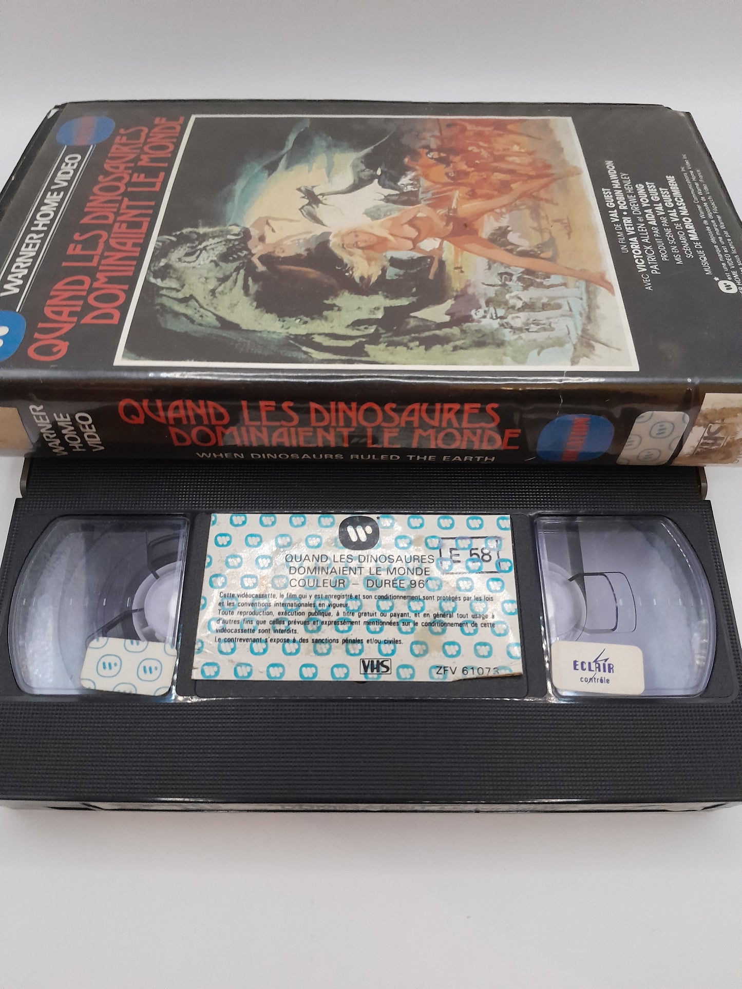 VHS : Quand les Dinosaures Dominaient le Monde édition locative