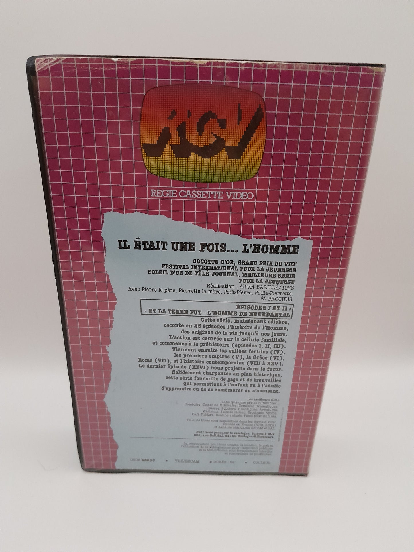 VHS : "Il était une fois l'Homme" - Éditions RCV