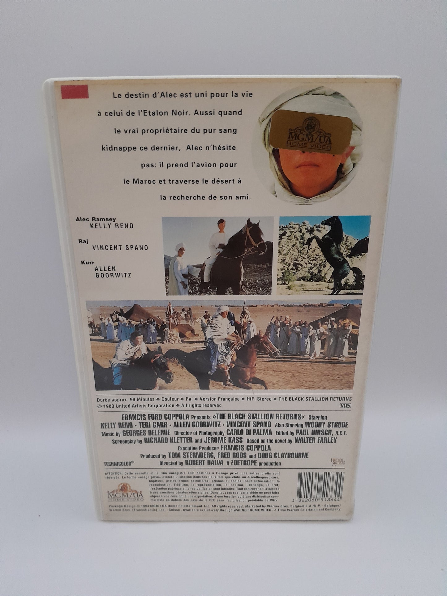 VHS Le Retour de l'Étalon Noir,