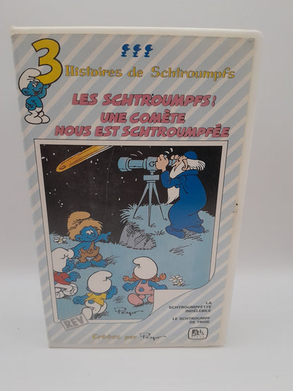 VHS : Les Schtroumpfs - Une Comète Nous Est Schtroumpfée