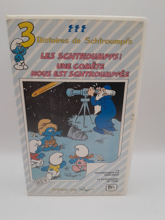 VHS : Les Schtroumpfs - Une Comète Nous Est Schtroumpfée