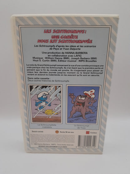 VHS : Les Schtroumpfs - Une Comète Nous Est Schtroumpfée