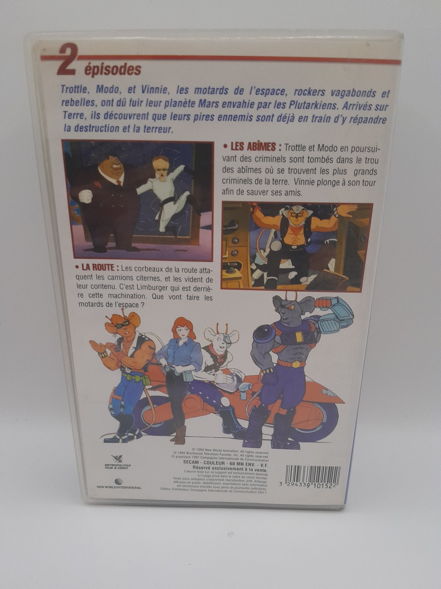 VHS: Les Motards de l'Espace Biker Mice