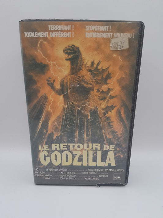 VHS "C'est le Retour de Godzilla" - Éditions Delta Vidéo