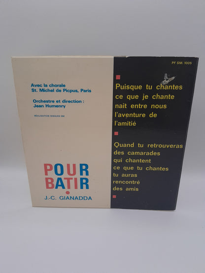 Vinyle 45 Tours Pour bâtir