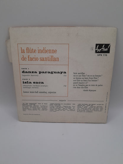 Vinyle 45 Tours "La Flûte Indienne" de Facio Santillan