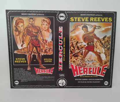 Jaquette VHS "Hercule" avec Steve Reeves René Château