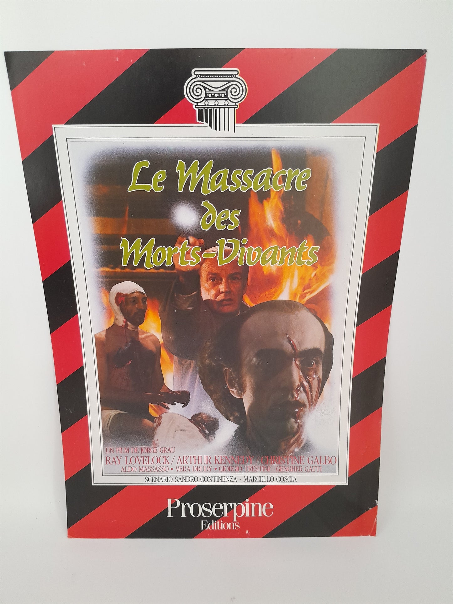 Affiche / Vidéo Club  Film : Le Massacre des Morts-Vivants 29 x 20.5 cm