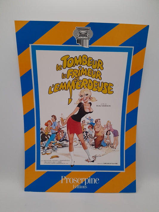 Affiche Vidéo Club du film "Le Tombeur, Le Frimeur et l'Emmerdeuse" 29 x 20.5 cm