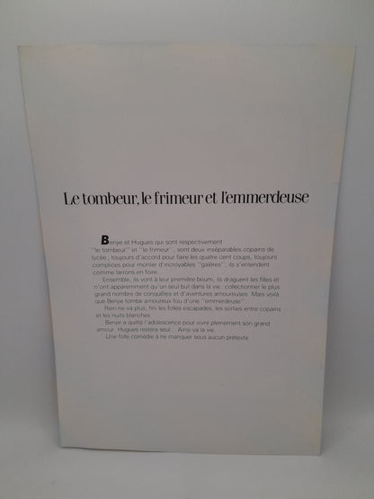 Affiche Vidéo Club du film "Le Tombeur, Le Frimeur et l'Emmerdeuse" 29 x 20.5 cm