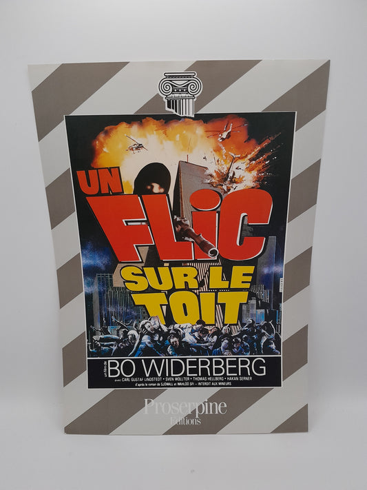 Affiche Vidéo Club du film "Un Flic sur le Toit" 29 x 20.5 cm