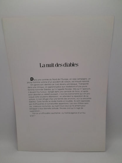Affiche Vidéo Club  du film "La Nuit des Diables" 29 x 20.5 cm