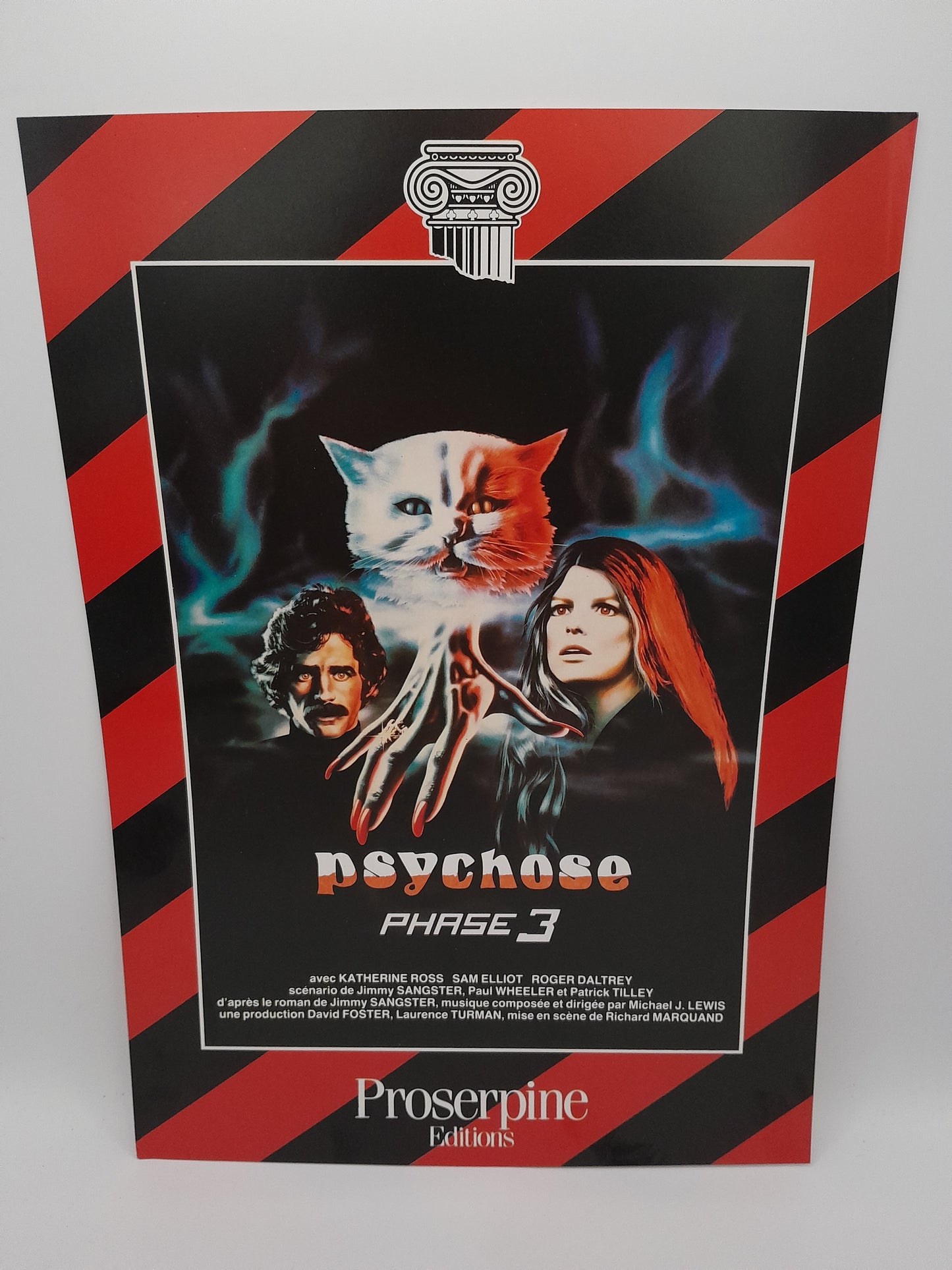 Affiche / Vidéo Club  Film : Psychose Phase 3 29 x 20.5 cm