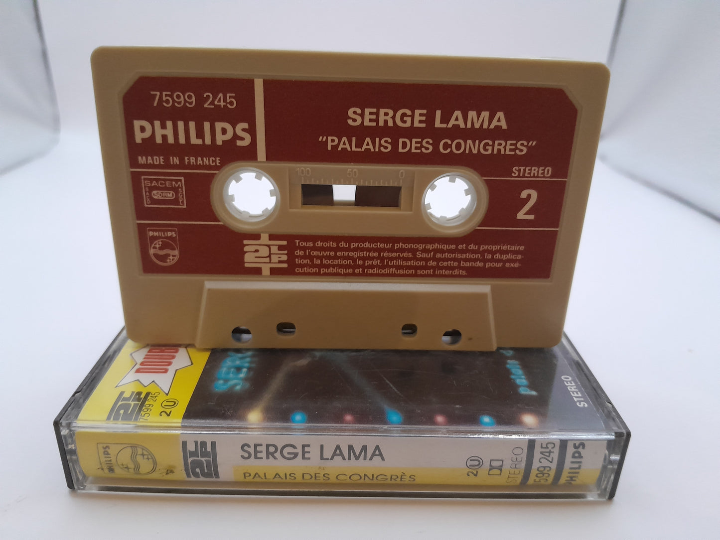 K7 Audio de Serge Lama Palais des Congrés