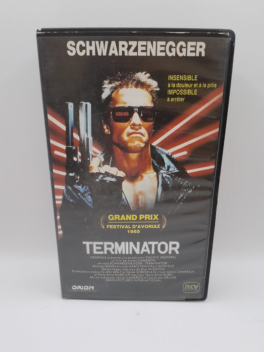 VHS Terminator avec Schwarzenegger - Édition 1985